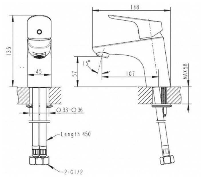 Смеситель Bravat F14898C-1 фотография 7