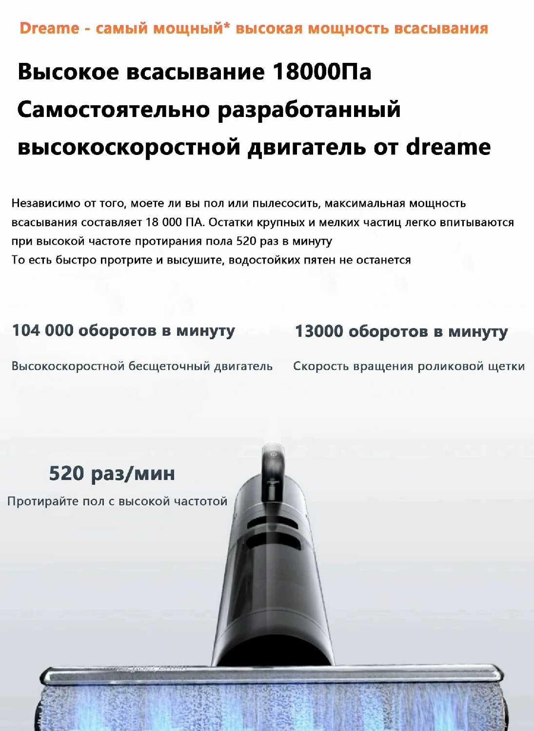 Пылесос Dreamе H13 Pro Plus Mix фотография 3