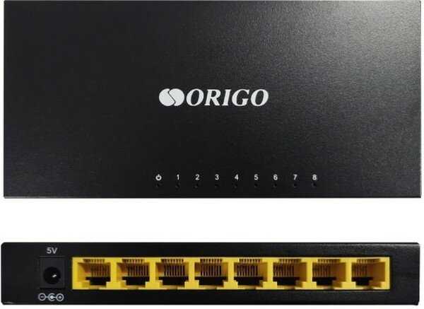 Коммутатор ORIGO OS1208/A1A 8 портов 10/100 Base фотография 7