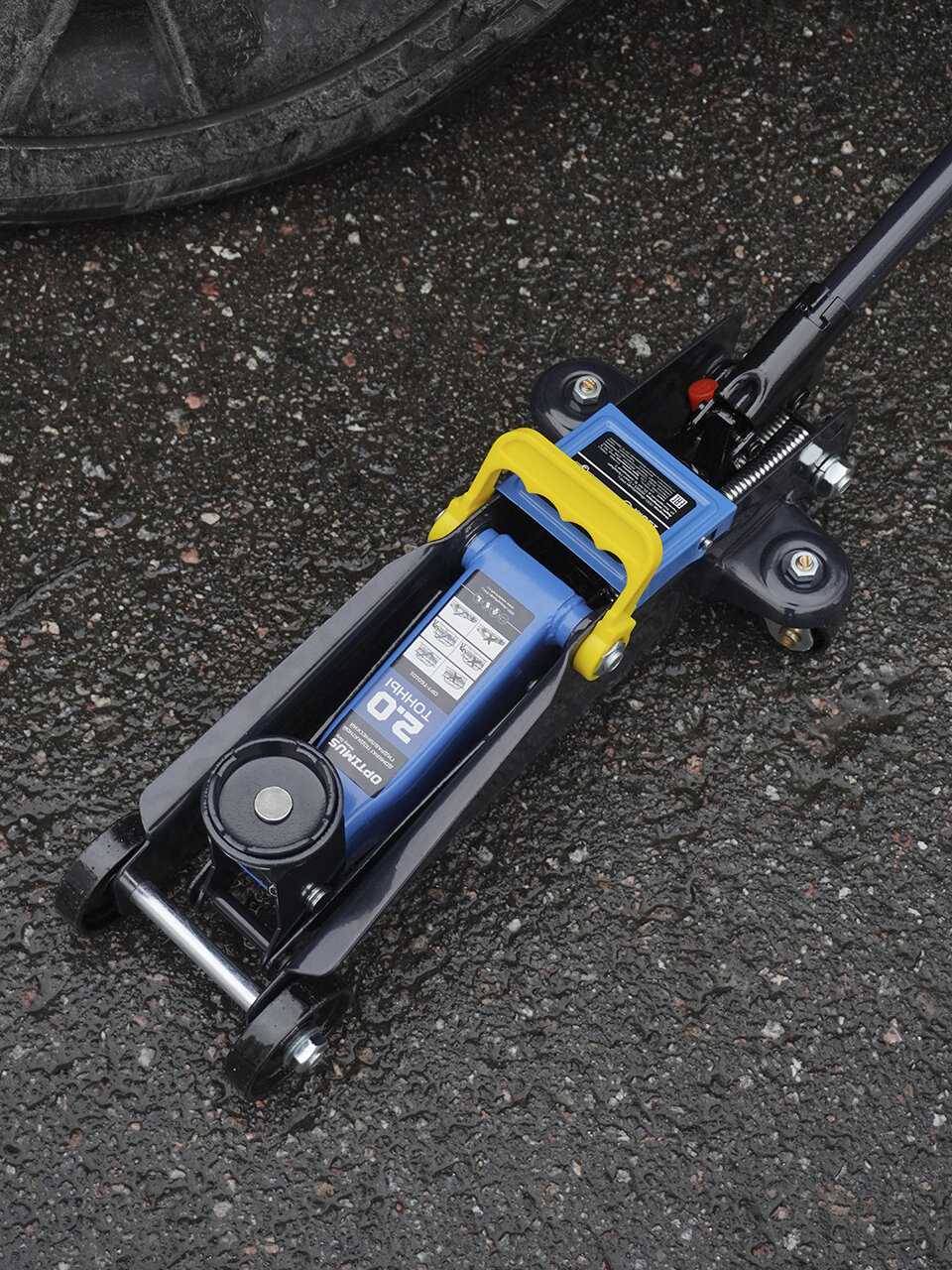 Домкрат подкатной гидравлический низкопрофильный 3 тонны (OPT-7450) фотография 26