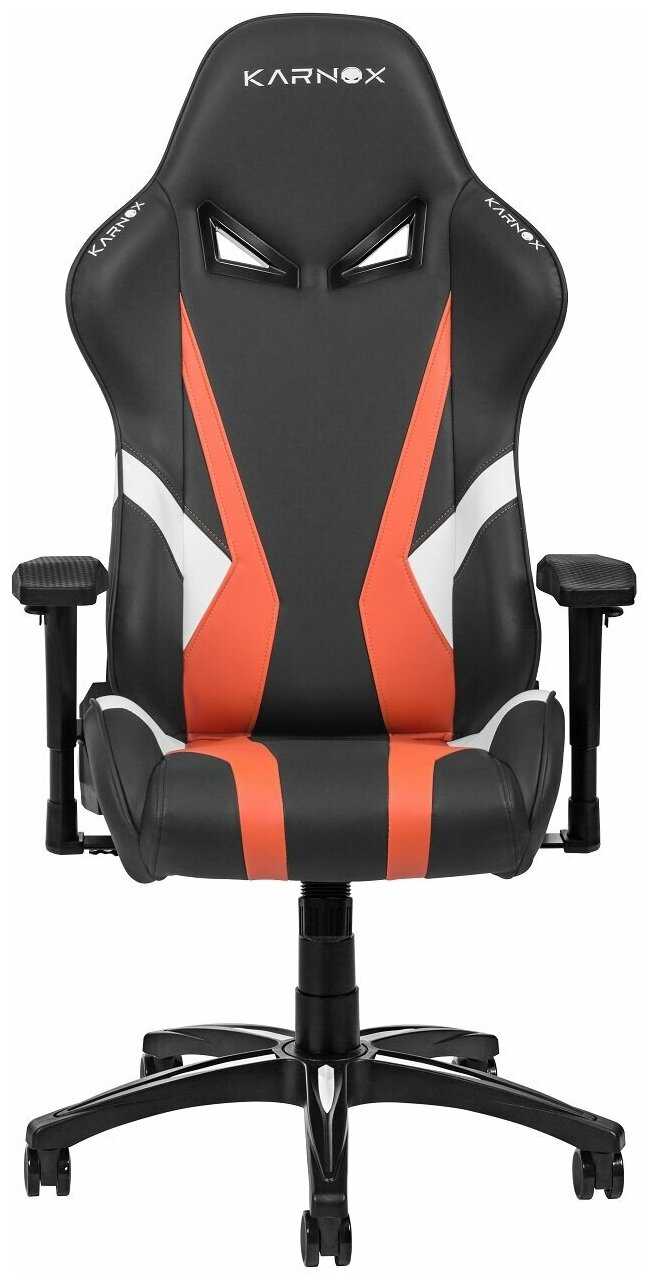 Кресло геймерское KARNOX HERO Lava Edition, черно-оранжевый фотография 1