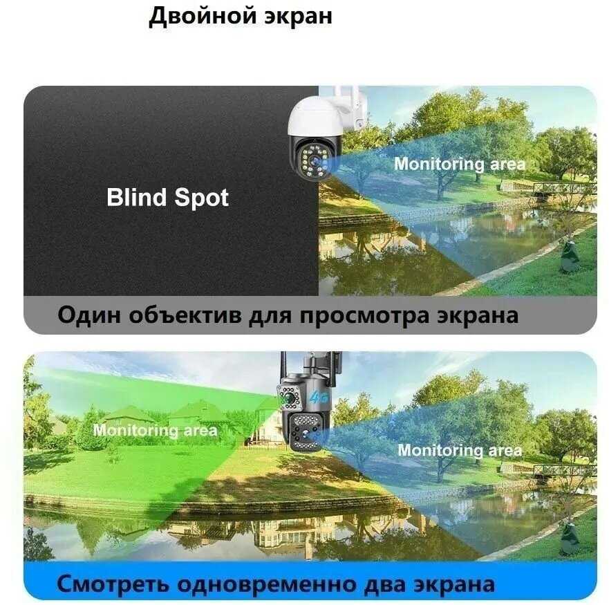 Камера видеонаблюдения уличная GCL Камера видеонаблюдения с Wi-Fi и 4G фотография 2