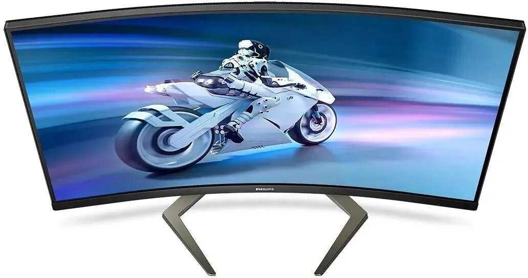Монитор PHILIPS 32M1C5500VL (VA, изогнутый, 2560x1440, 165Hz, 1 ms) фотография 2