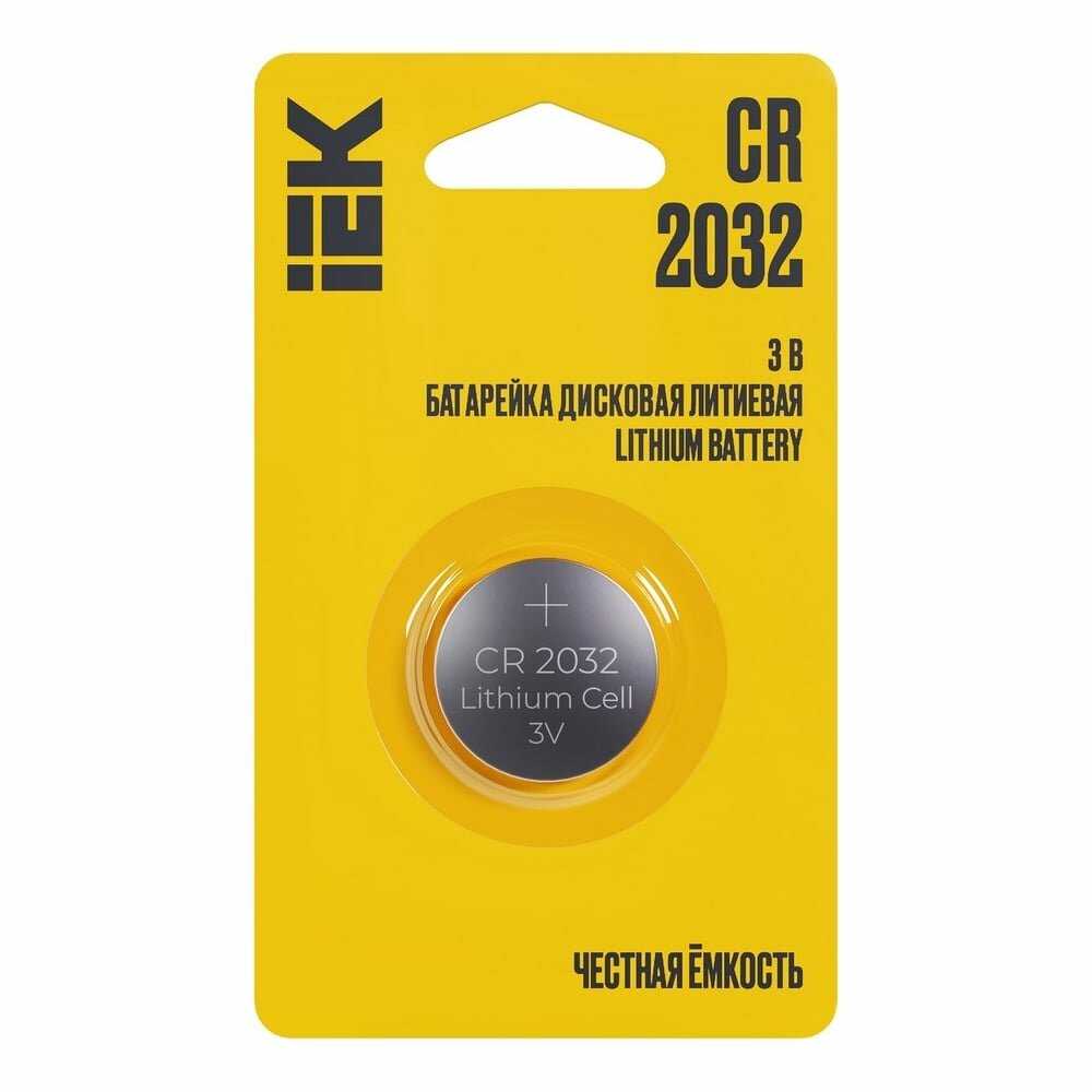 Батарейка IEK Optima CR2032 фотография 6