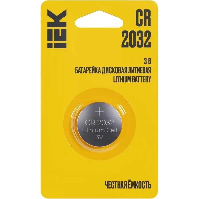 Батарейка IEK Optima CR2032 фотография 7