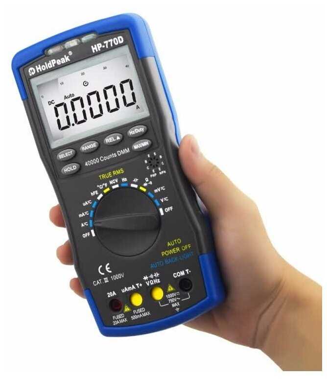 Мультиметр HoldPeak HP-770D фотография 11