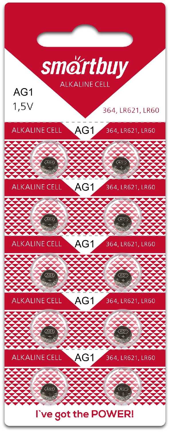 Батарейка SmartBuy AG1 (LR60) фотография 3