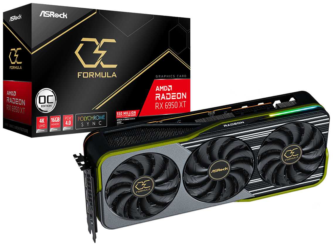 Видеокарта ASRock Radeon RX 6950 XT OC Formula 16GB (RX6950XT OCF 16G) фотография 4