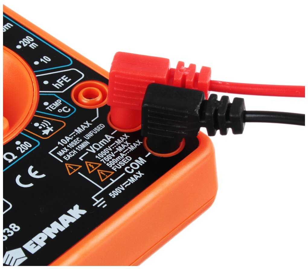 Мультиметр цифровой ЕРМАК DT-838 фотография 8