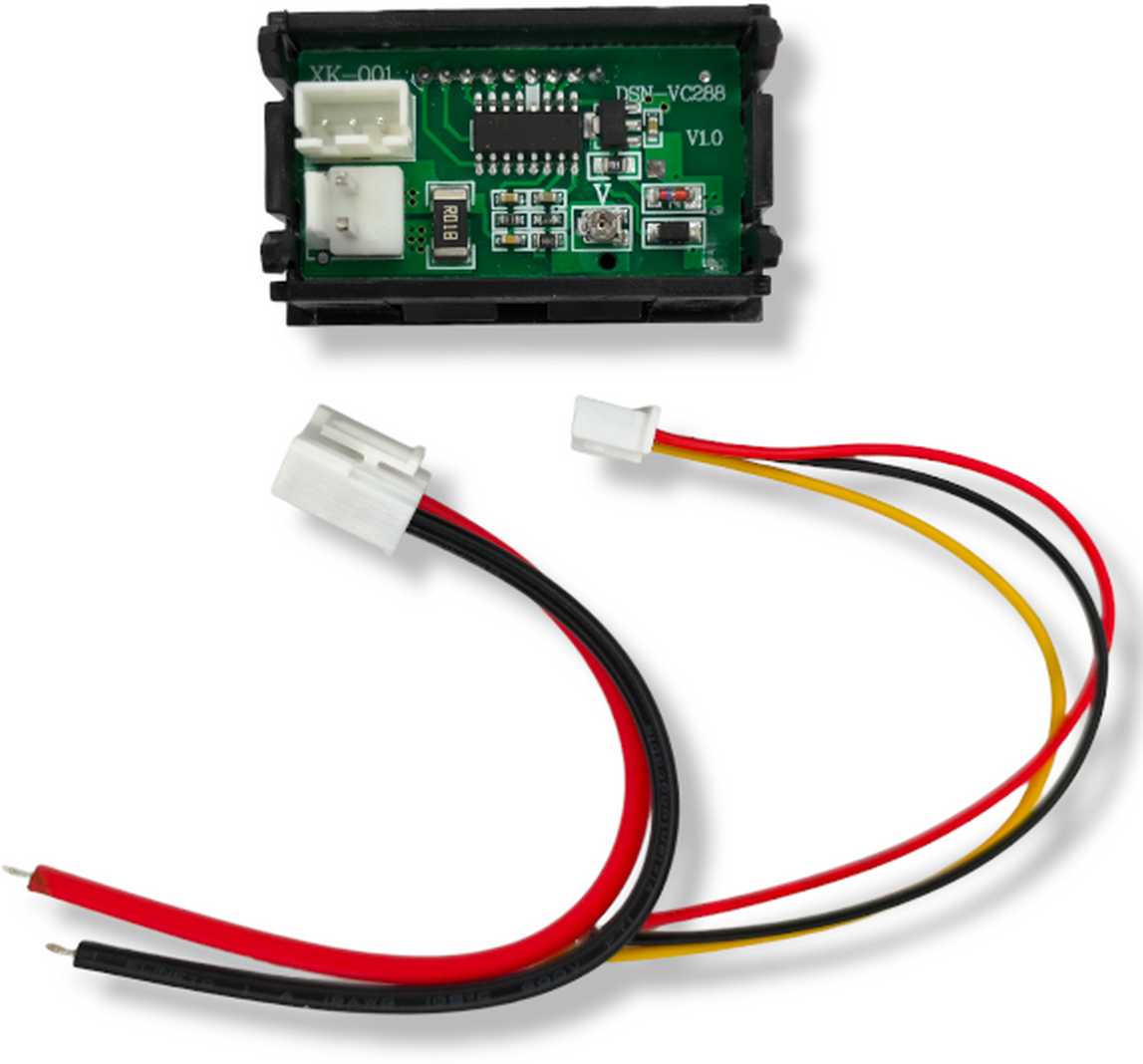 Тестер напряжения и силы тока цифровой автомобильный (DC 4-30 В) фотография 1