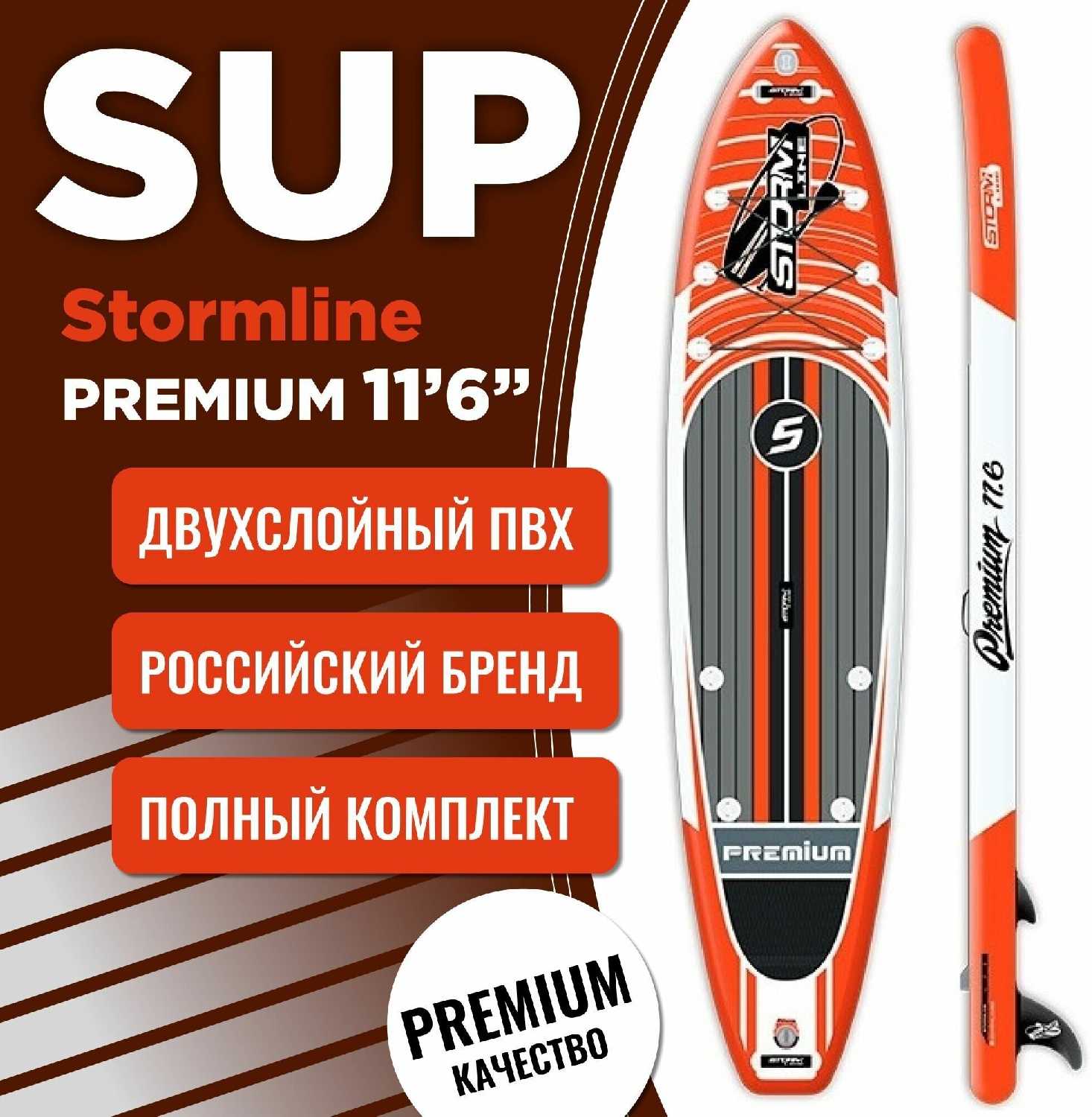 Сап борд надувной Stormline Сап борд надувной двухслойный фотография 32
