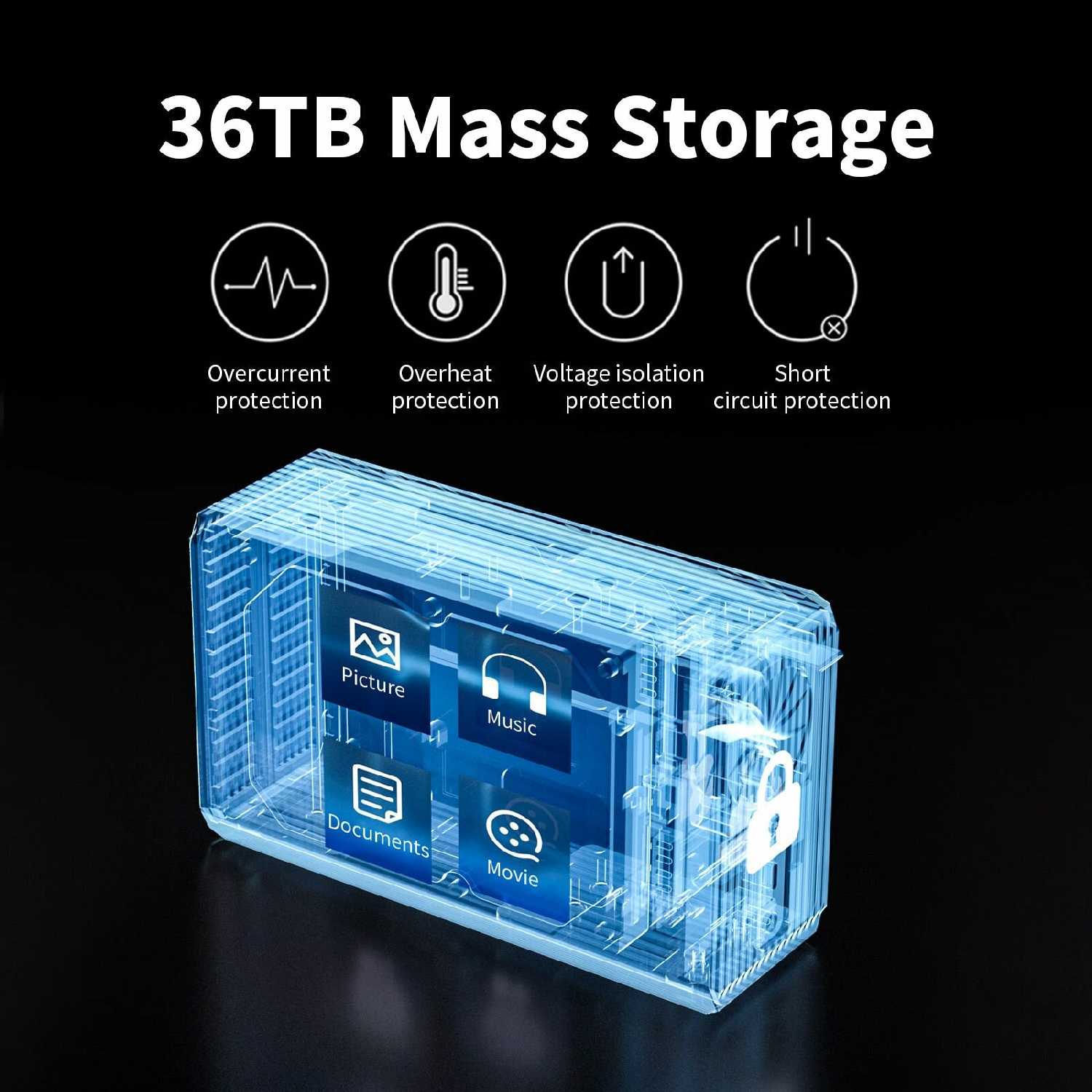 Корпус для SSD накопителя ACASIS TBU405pro (40 Гбит/с) фотография 8