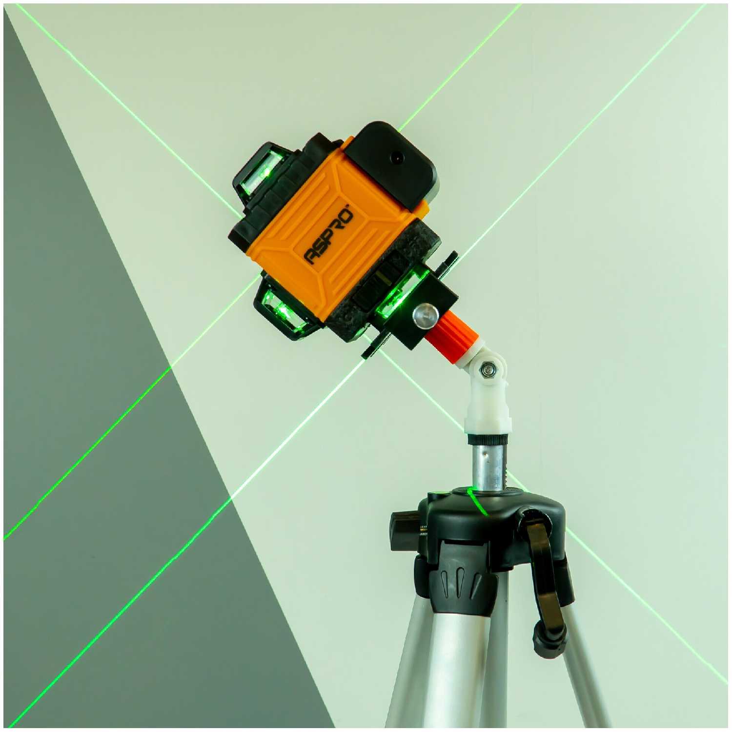 Лазерный уровень ASpro LL4D фотография 9