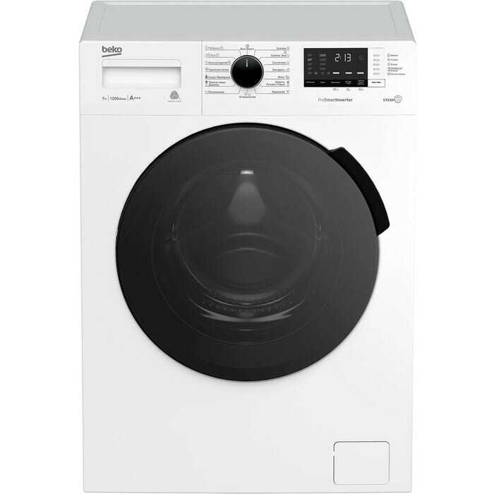 Комплект стиральная + сушильная машина и соединительная планка Beko RSPE78612W + DF7412GA + PSKS фотография 1