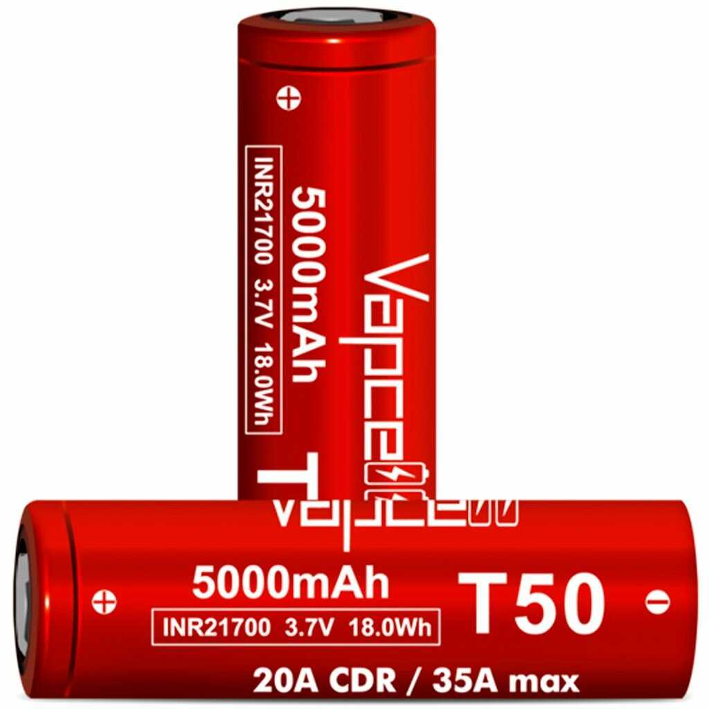Аккумулятор Vapcell T50 21700 фотография 1