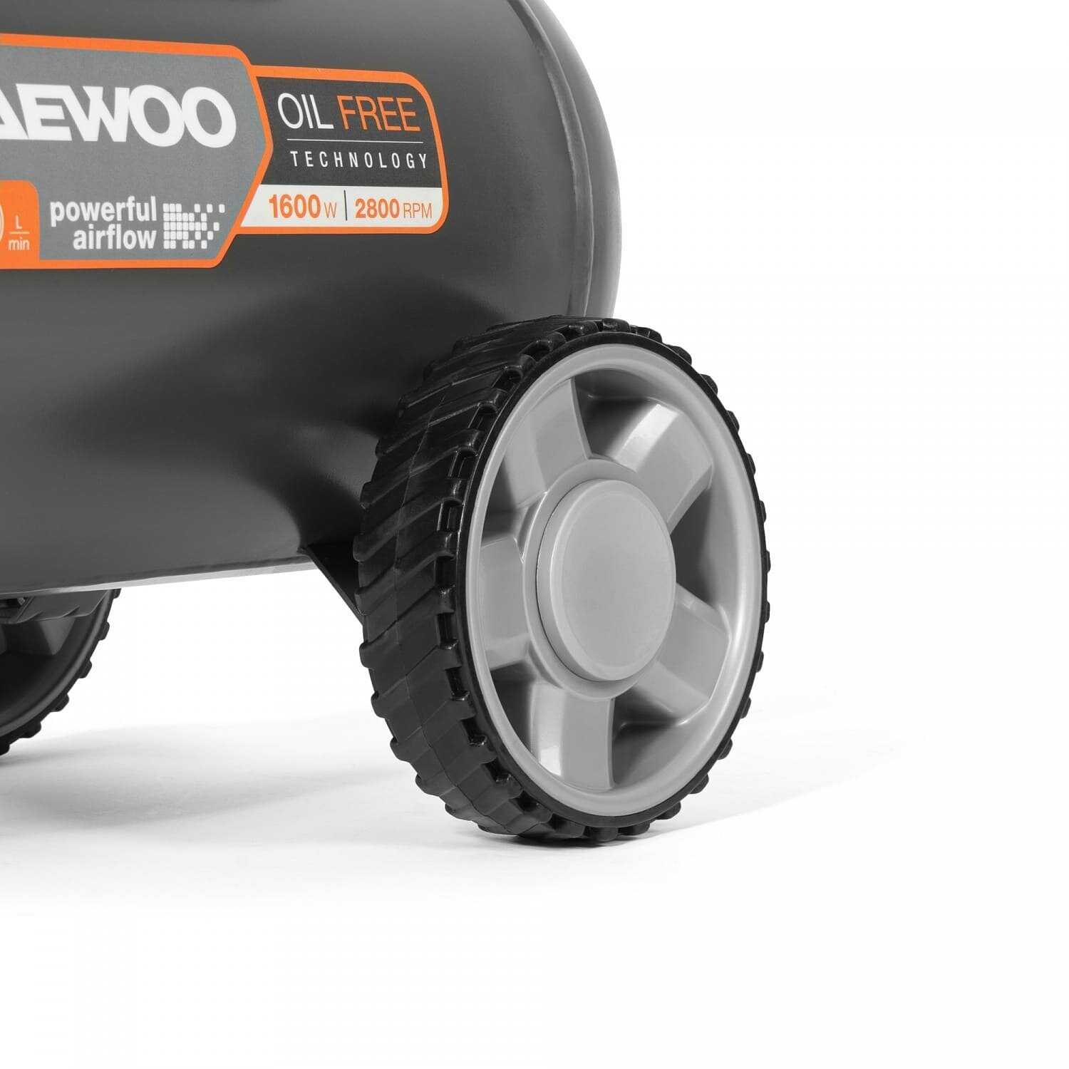 Компрессор воздушный DAEWOO DAC 240S (1.6кВт, 240л/мин) фотография 5