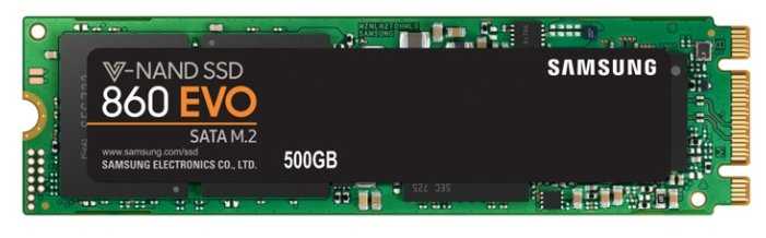 Твердотельный накопитель Samsung 860 EVO 500 ГБ MZ-N6E500BW