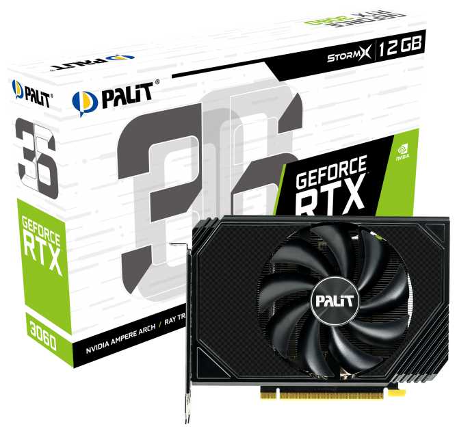 Видеокарта Palit GeForce RTX 3060 StormX 12G (NE63060019K9-190AF) фотография 4