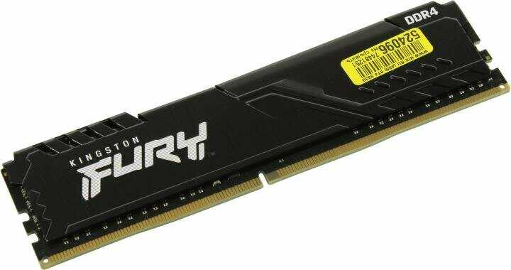 Оперативная память Kingston FURY Beast 8 ГБ DDR4 DIMM CL19 (KF437C19BB/8) фотография 10