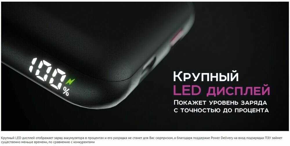 Портативное зарядное устройство Olmio QM-11 (10000mAh) фотография 8