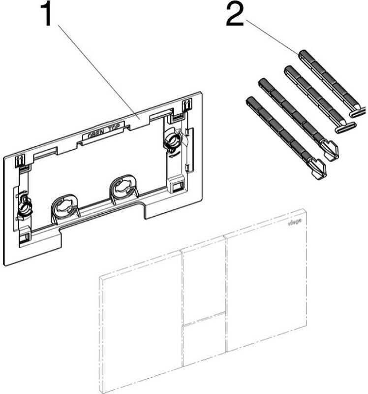 Кнопка смыва Viega Prevista Visign for Style (8614.1) фотография 2