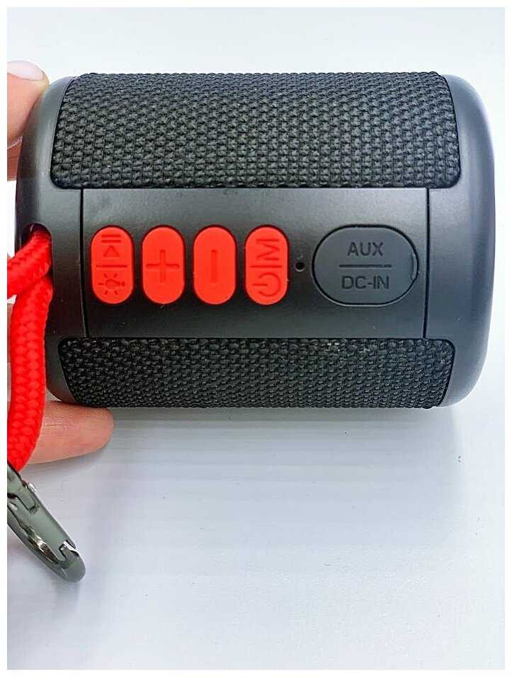 Беспроводная Gsou V4 mini (мобильная) музыкальная колонка + фонарик / Bluetooth (5.0) AUX / кнопки управления на корпусе /для отдыха (Gsou-V4) фотография 4