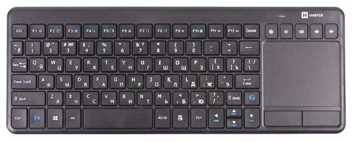 Клавиатура HARPER KBT-101 Black USB