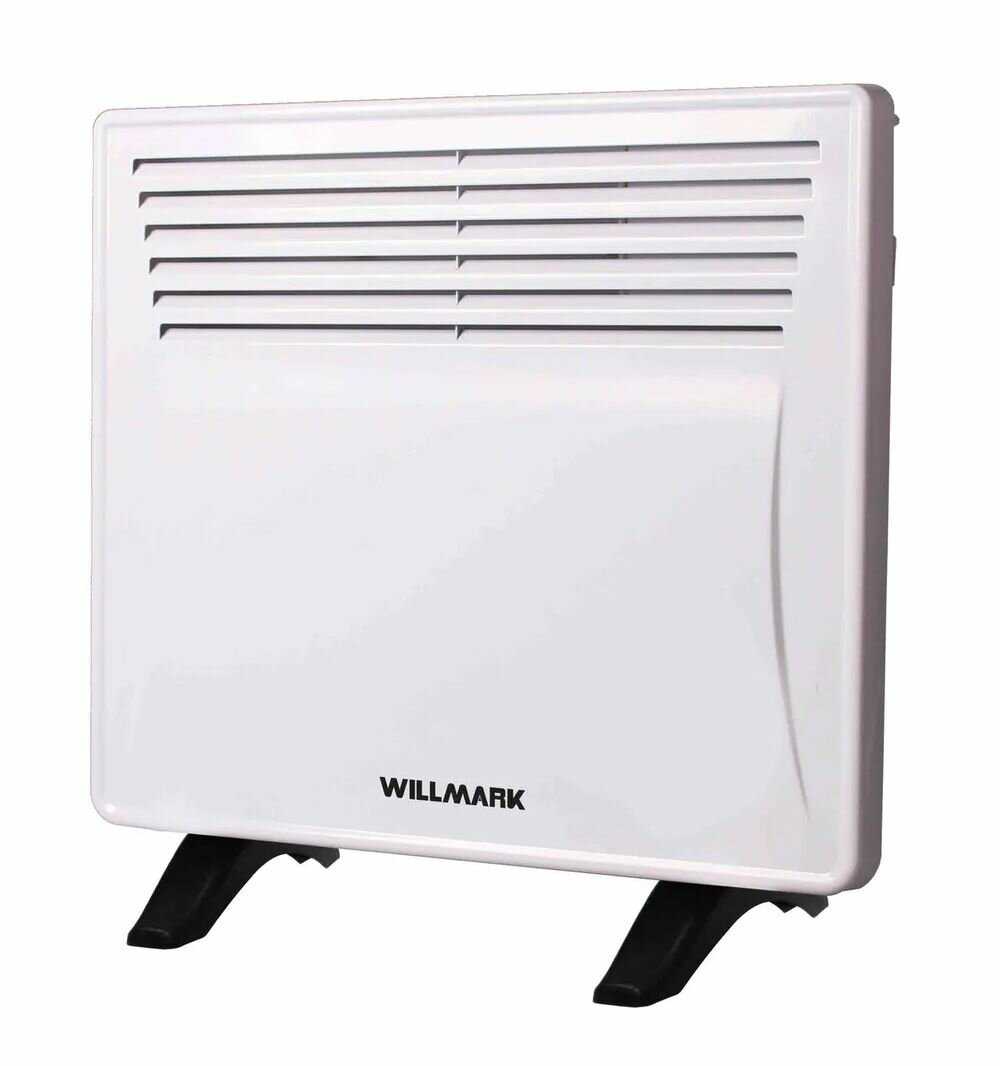 Обогреватель WILLMARK CH-1000Y/W, конвекторный, настенный/напольный, 1000 Вт, 20 м² фотография 11