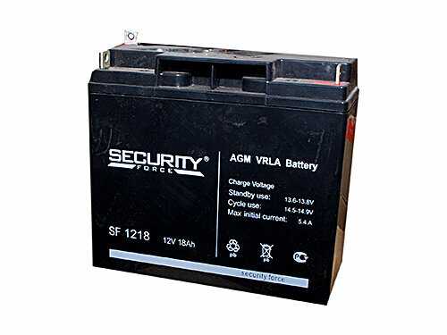 Аккумуляторная батарея Security Force SF 1218 12В фотография 17