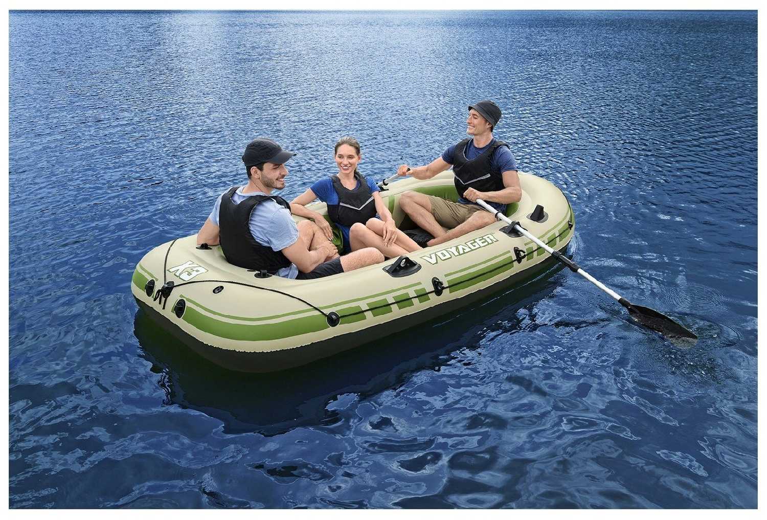 Лодка Voyager X3 3-х местная 294 х 137 см (весла, насос, сумка) 65164 фотография 6