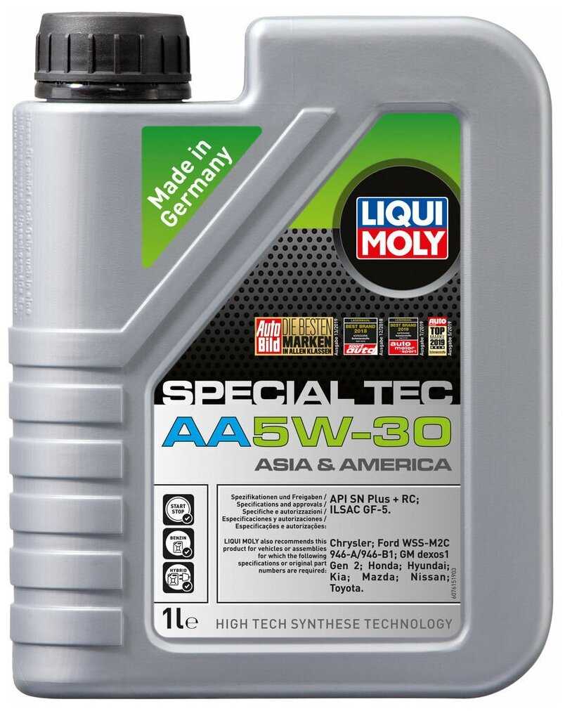 HC-синтетическое моторное масло LIQUI MOLY Special Tec AA 5W-30
