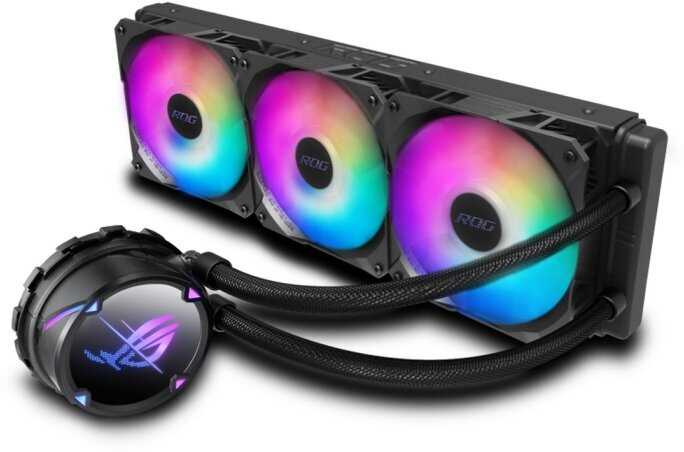 Система жидкостного охлаждения ASUS ROG STRIX LC II 360 ARGB фотография 12