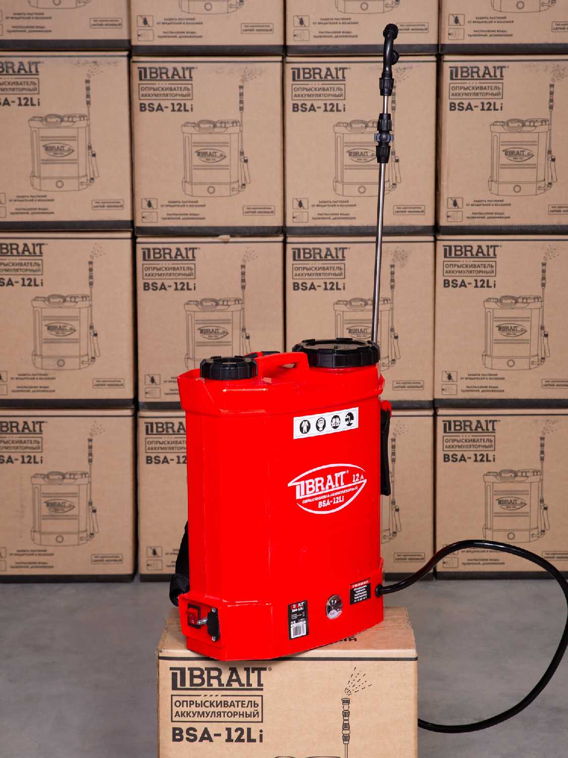 Опрыскиватели BRAIT BSA-10Li [10 л, 12 В, 3.6 л/мин, 1.5-4 бар] фотография 8