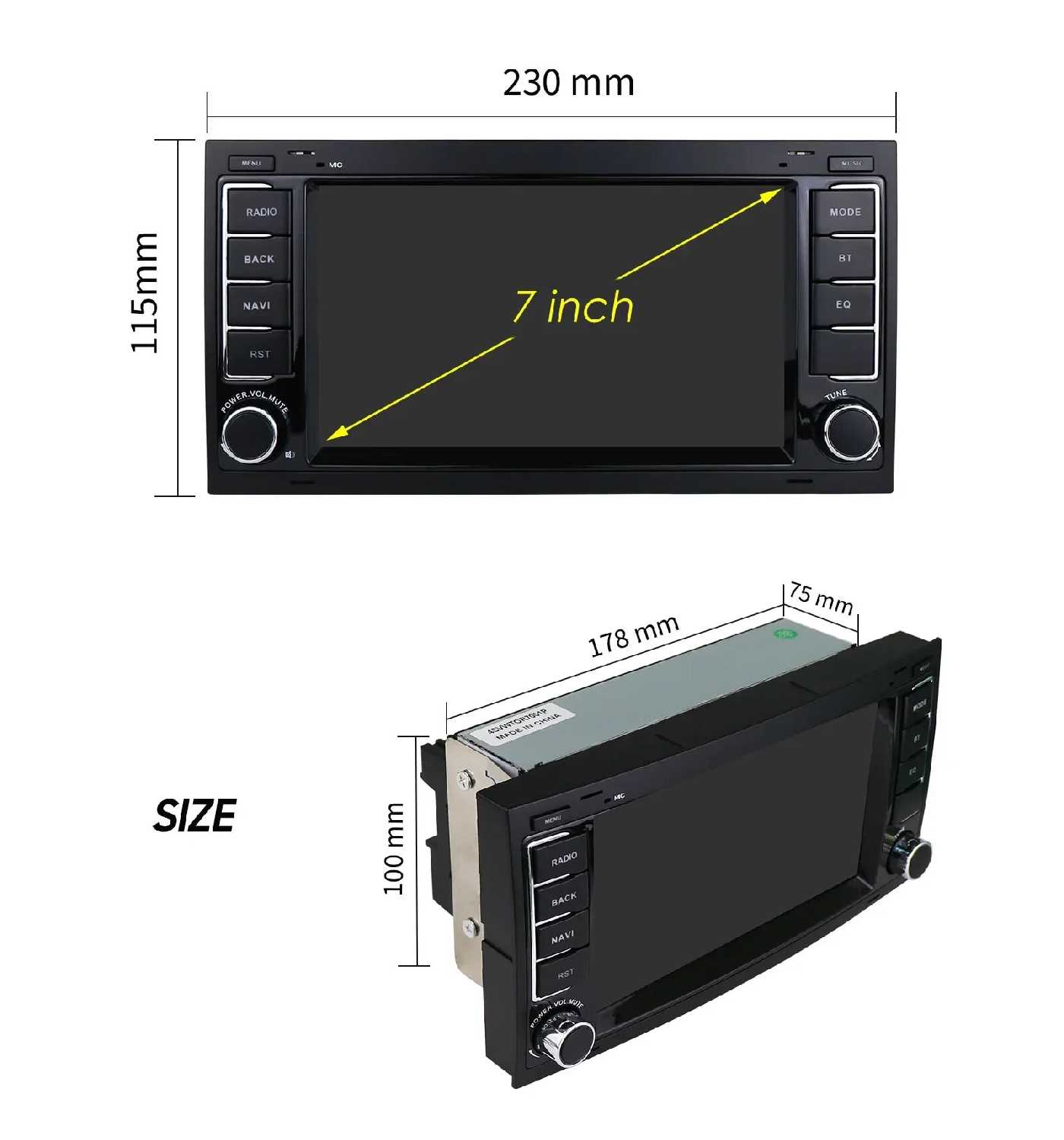 Автомагнитола Carplay Android для Volkswagen VW Touareg Multivan T5 Transporte 2004-2011 (7862) фотография 16