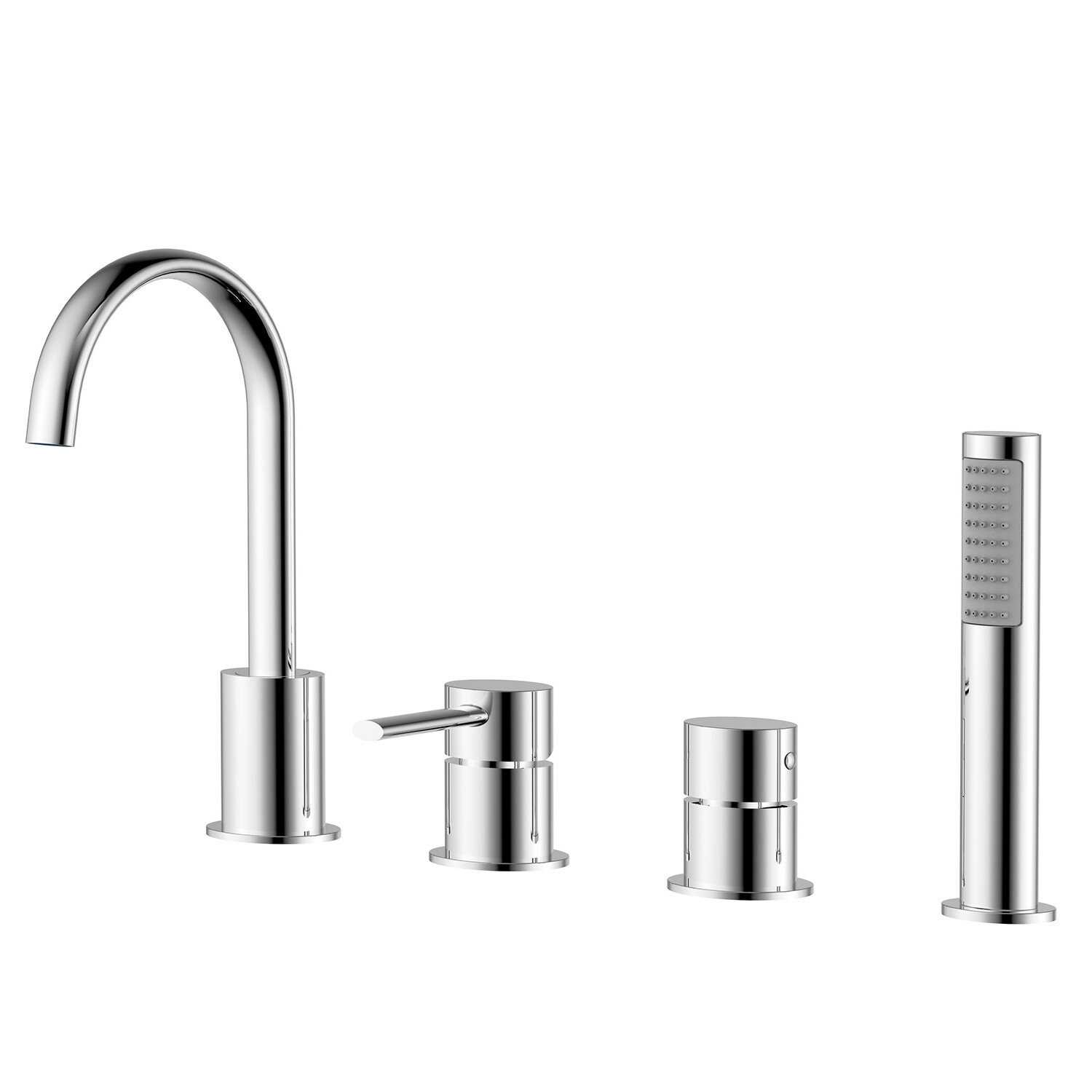 Смеситель для ванны и душа Azario Delicate (AZ-QA28173C-1381AC) фотография 2