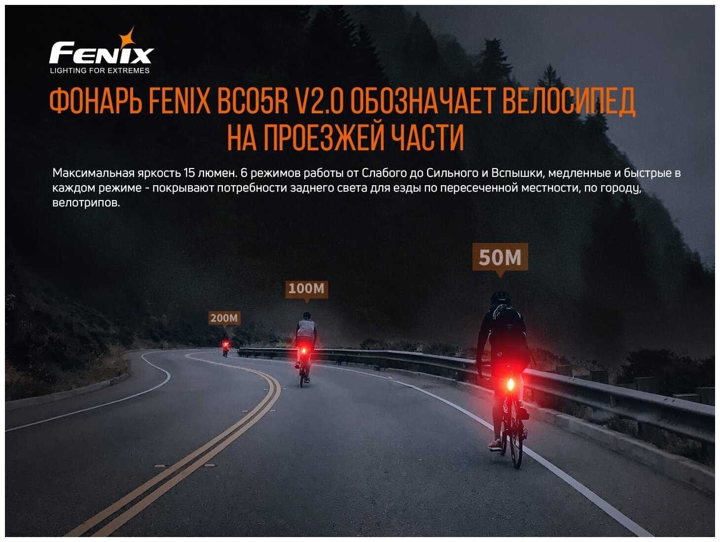 Передний фонарь Fenix BC25R (Cree XP-G3) фотография 5