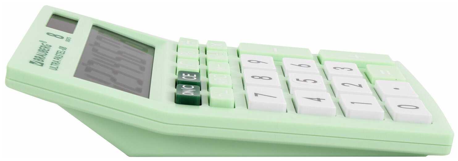 Калькулятор Brauberg Ultra Pastel-08-LG (250515) фотография 5