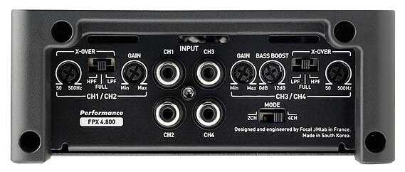 Автомобильный усилитель Focal FPX 4.800 фотография 1
