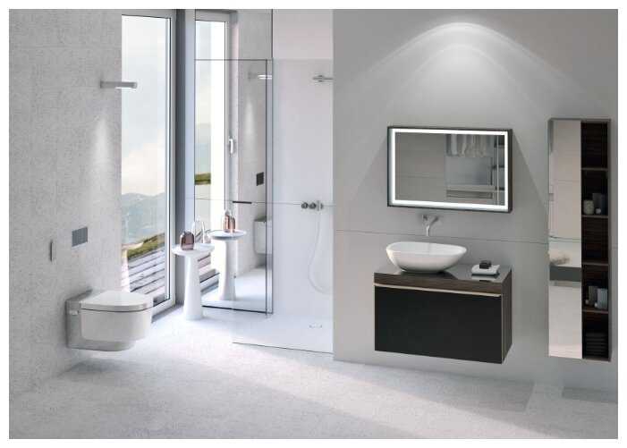 Унитаз-биде подвесной GEBERIT AquaClean Mera Comfort 146.214.21.1 с горизонтальным выпуском фотография 9