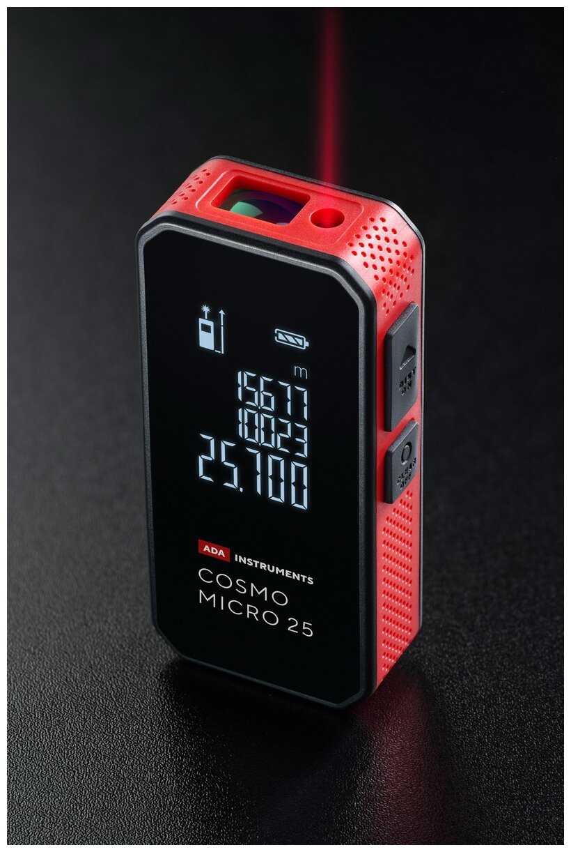 КОМПЛЕКТ Уровень ADA Cube MINI Basic Edition + Дальномер ADA Cosmo MICRO 25 (А00690) фотография 9