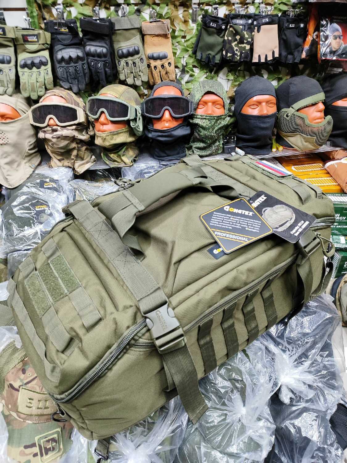 Тактический рюкзак Gongtex Tactical 55 литров фотография 13