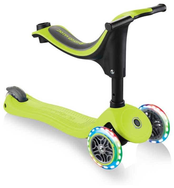 Детский 3-колесный самокат-беговел GLOBBER Go Up Sporty Plus Lights фотография 24