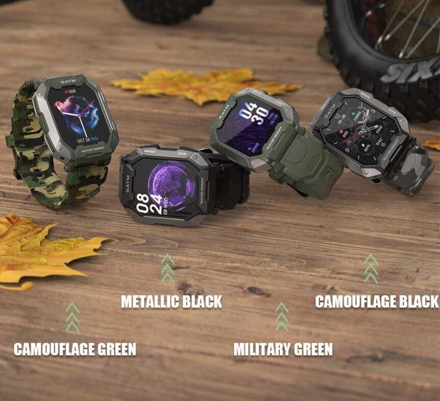 Умные часы LIGE LIGE 5ATM (Camouflage Black) фотография 3