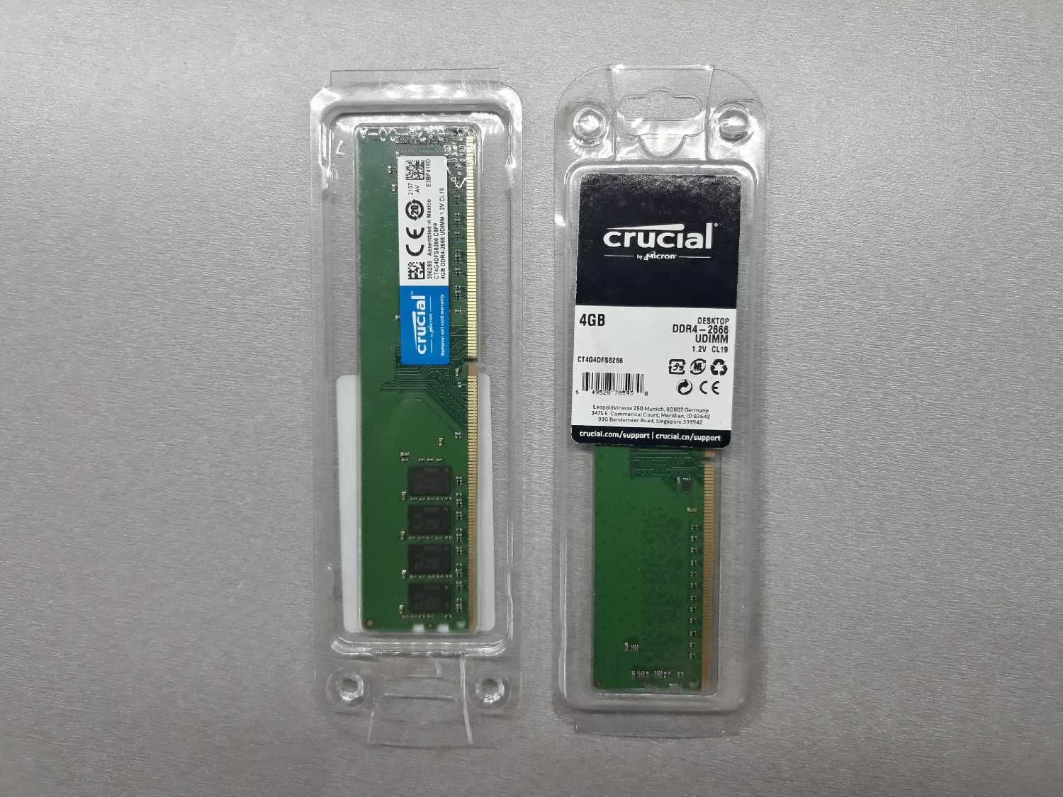 Оперативная память Crucial Value 4 ГБ DDR4 DIMM CL19 (CT4G4DFS8266) фотография 15
