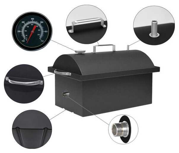 Комплекс дымогенератор Merkel NEW Standart + коптильня KINGSMOKE 450 фотография 3