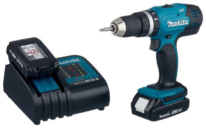 Аккумуляторная ударная дрель-шуруповерт Makita DHP453SYE фотография 1
