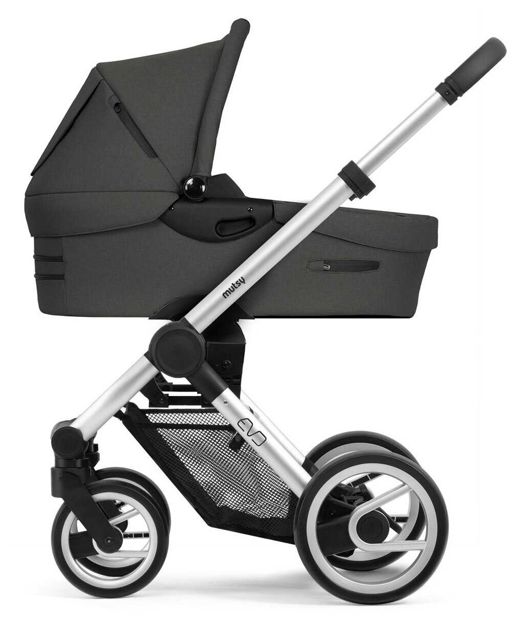 Коляска 2в1 Mutsy Evo Bold Deep grey на шасси Grey grip standart фотография 1