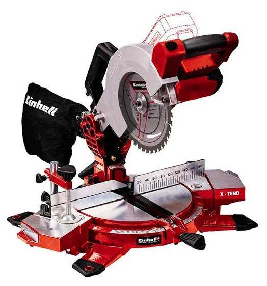 Торцовочная аккумуляторная пила Einhell TE-MS 18/210 Li-0 фотография 9