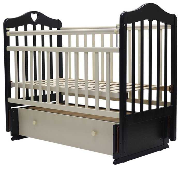 Кроватка Топотушки Оливия-7, классическая, универсальный маятник фотография 2