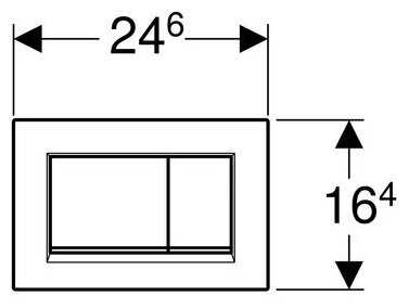 Кнопка смыва GEBERIT 115.883.14.1 Sigma 30 фотография 1